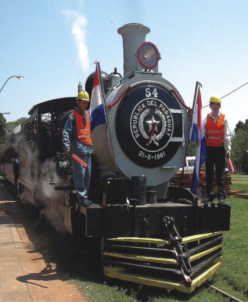 foto: Tren del Lago paraguay ferrocarril antiguo