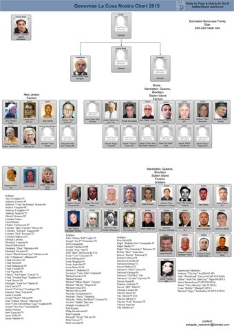 Gambino Crime Family 2014 Chart