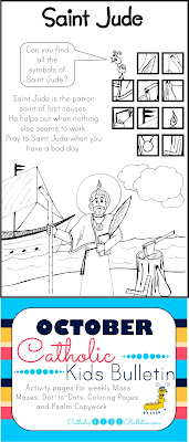 Saint Jude Coloring Page