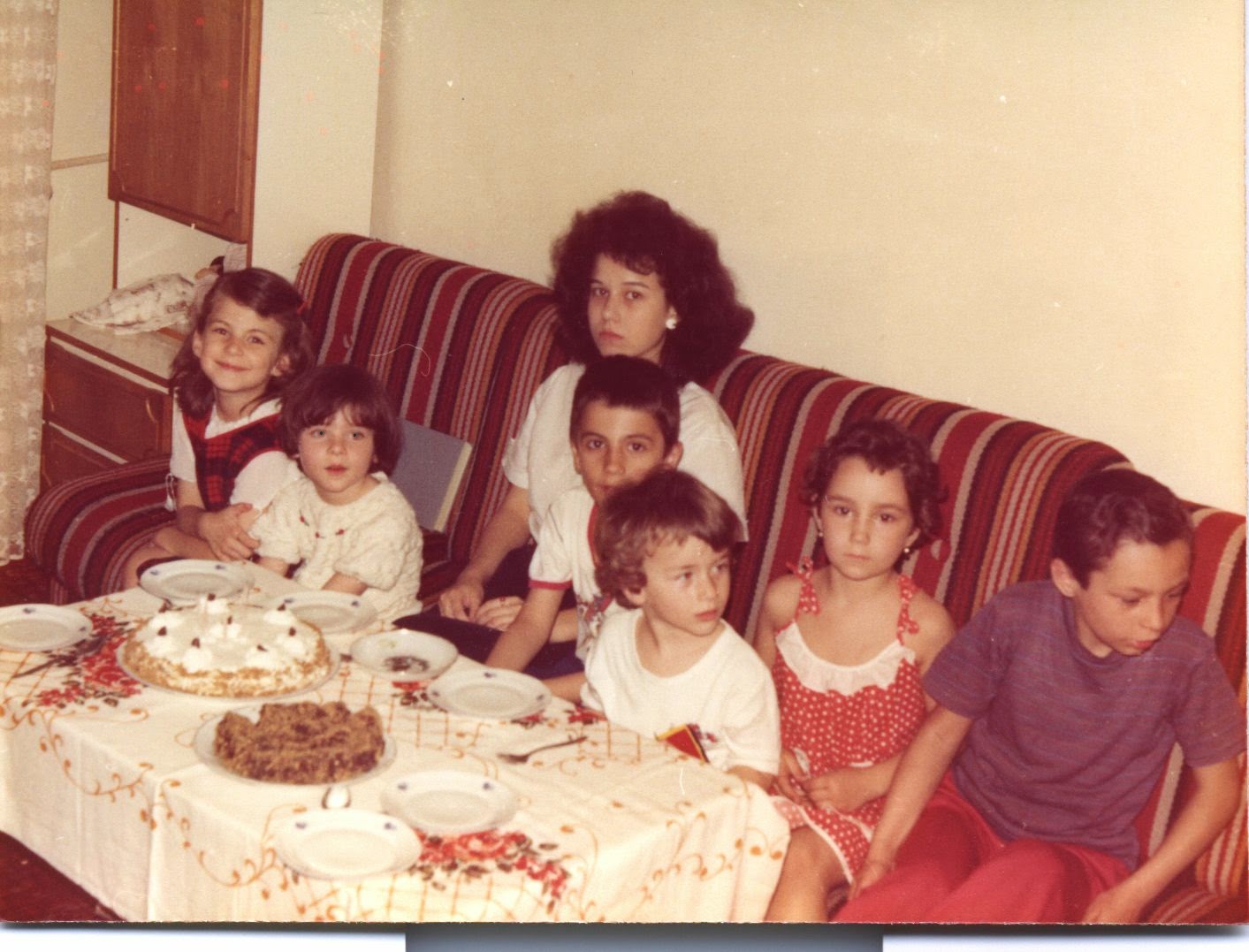 Olivia Maria, Silviu Marcov, Silviu Jr., Irina Craciunas' Birthday, May 17, 1985, Bucharest Romania