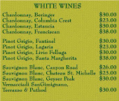 White Wine Selections