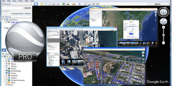 Download Google Earth Pro for windows - all versions multilingual 