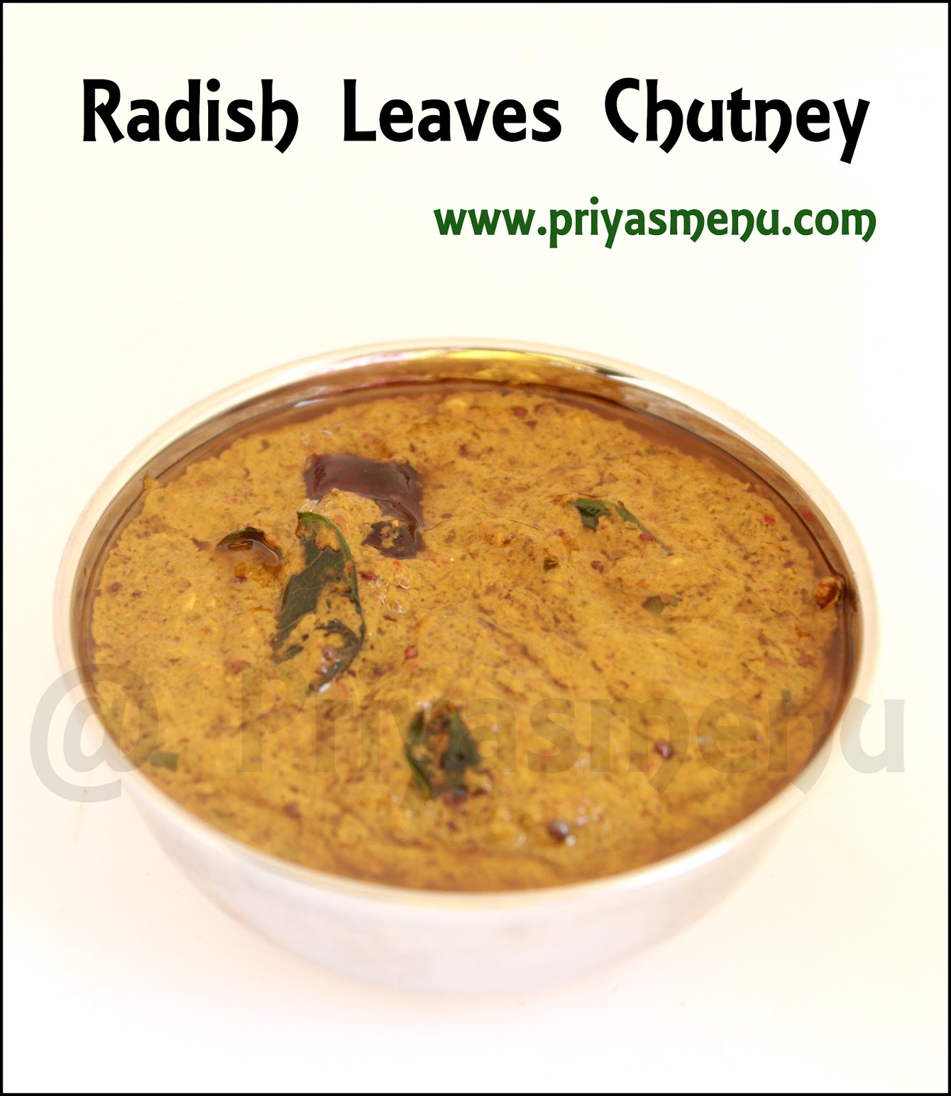 Priya's Menu Yum Yum Yummy food for Food lovers Radish Leaves