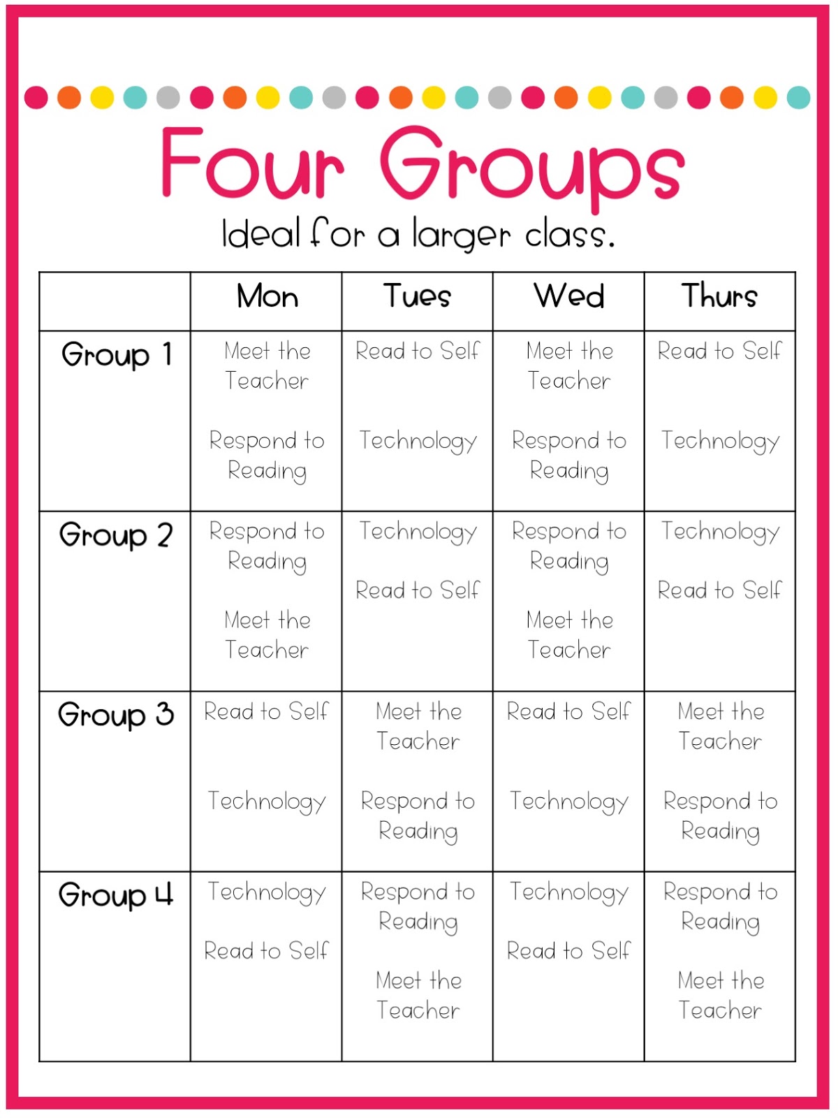 Reading Groups Template