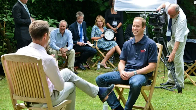 Prince William gave his first interview since his wife, Kate, gave birth to George on July 22 to US television channel CNN’s Royal Correspondent Max Foster as part 
