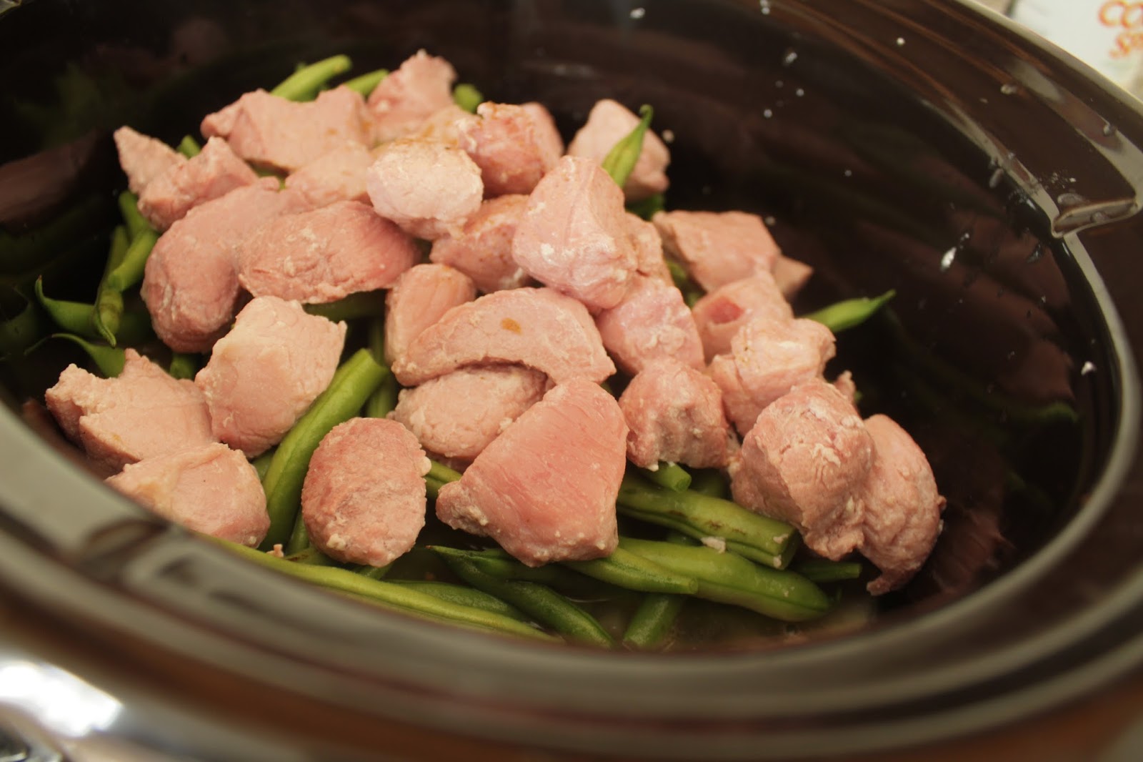 Fake it till you make it! (Southern Smothered Green Beans in the crock