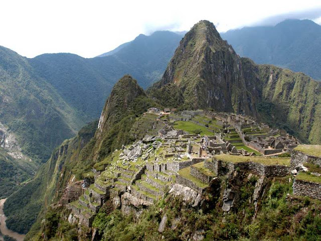 The inca city of Machu Picchu 