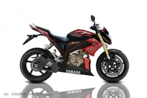 Gambar Modifikasi Motor Yamaha Vixion New Terbaru Merah Hati