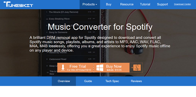 TunesKit Music Converter for Spotify