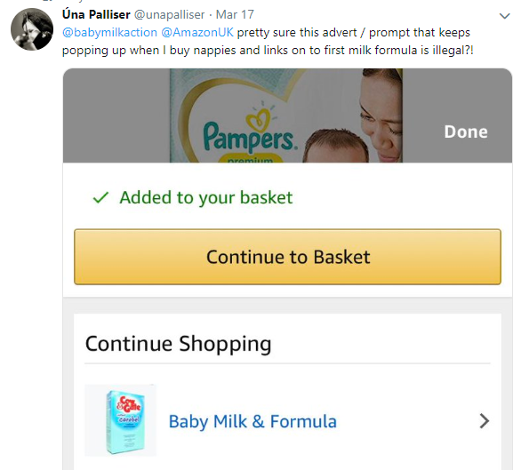 dispatches formula milk