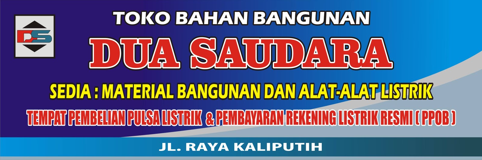 Banner Spanduk Toko Bangunan desain spanduk keren