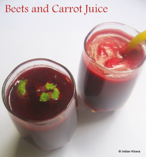 Beetroot and Carrot Juice | Summer Drinks Recipe