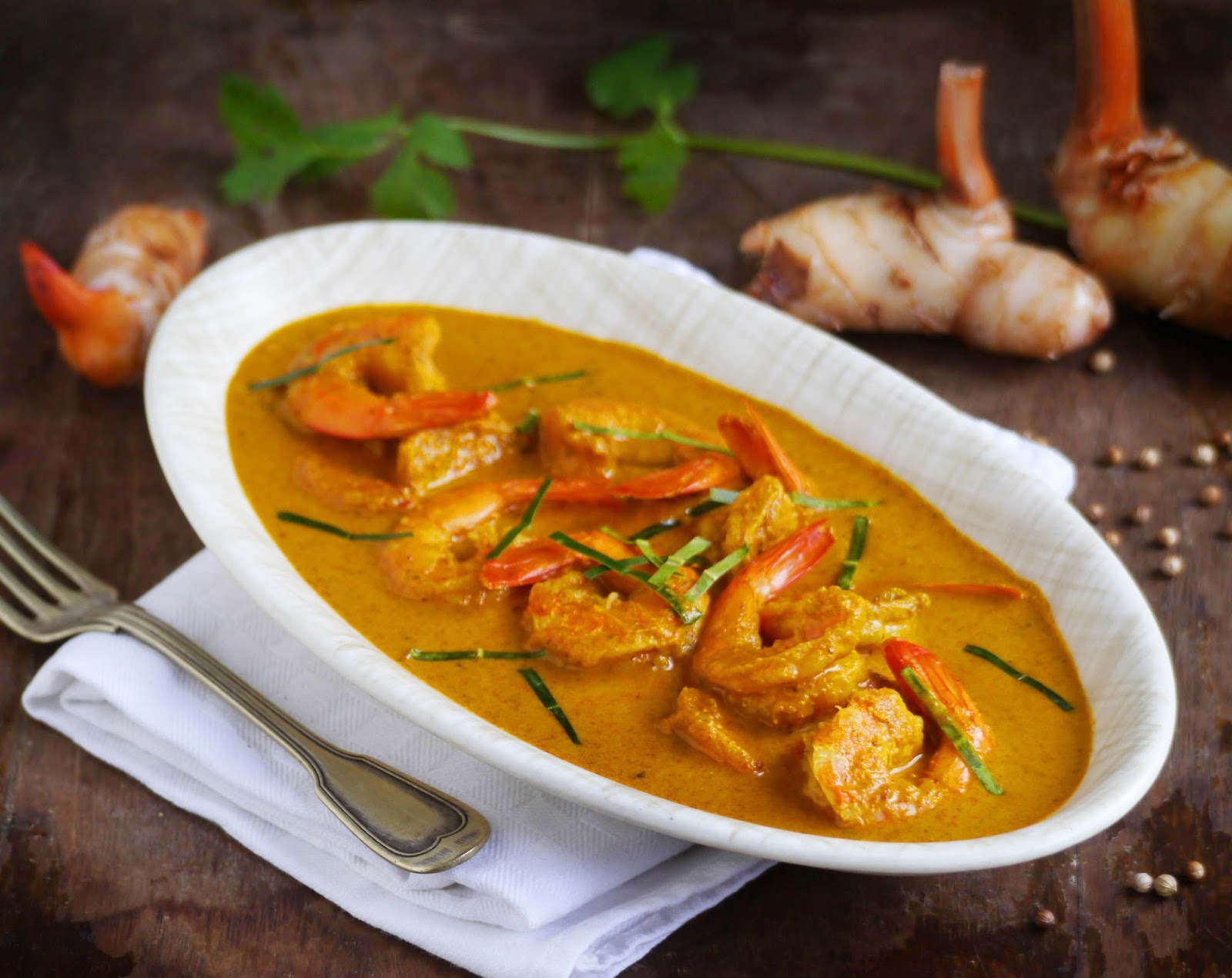 The Food Trotter: Prawn Panang Curry / Curry panang de crevettes