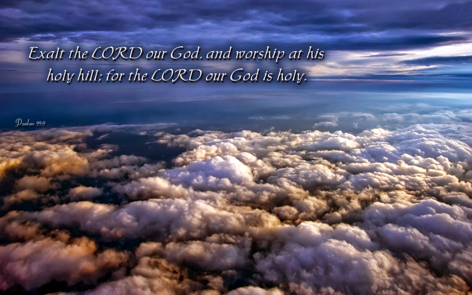 God en gebed Heilig is Hij (Ps. 99)