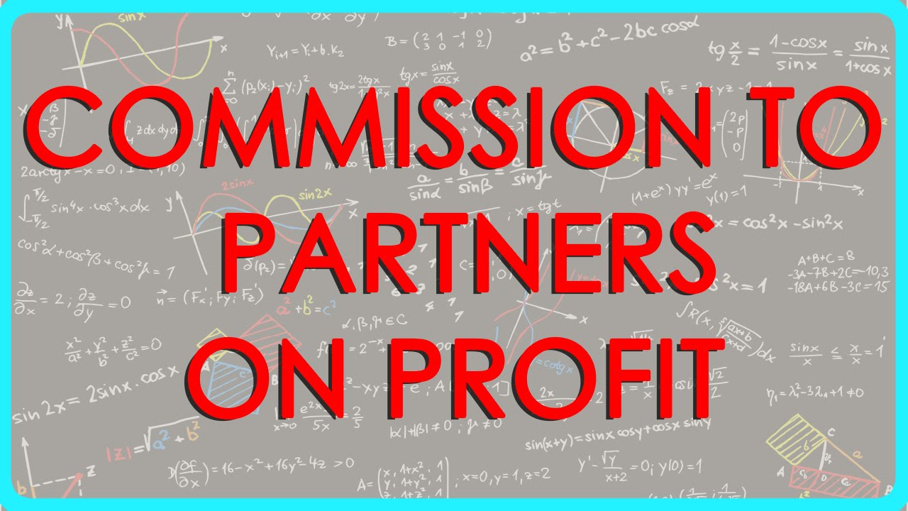 Accounting Treatment For Partner's Salary And Commission, Partners