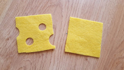 DIY Play Food - cheese slices, tutorial and pattern DIY Play Food - cheese slices, tutorial and pattern