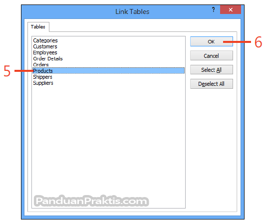Tables link link. Table link.