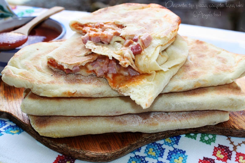 Placinte tip pizza coapte fara ulei