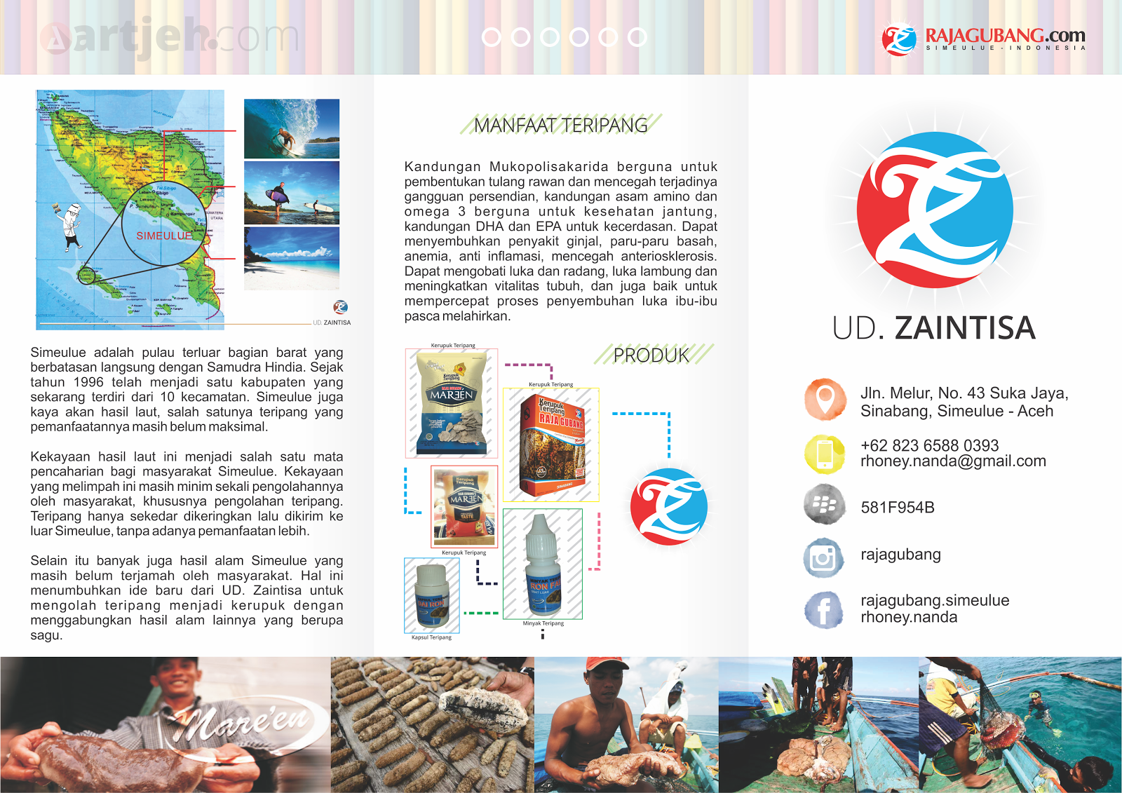 Contoh Brosur Unik – Lukisan