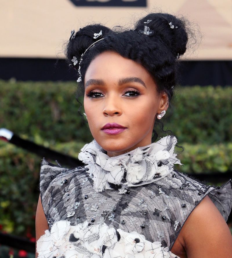 Janelle Monae Inspired Double Bun Natural Hair Tutorial Tuke S Quest