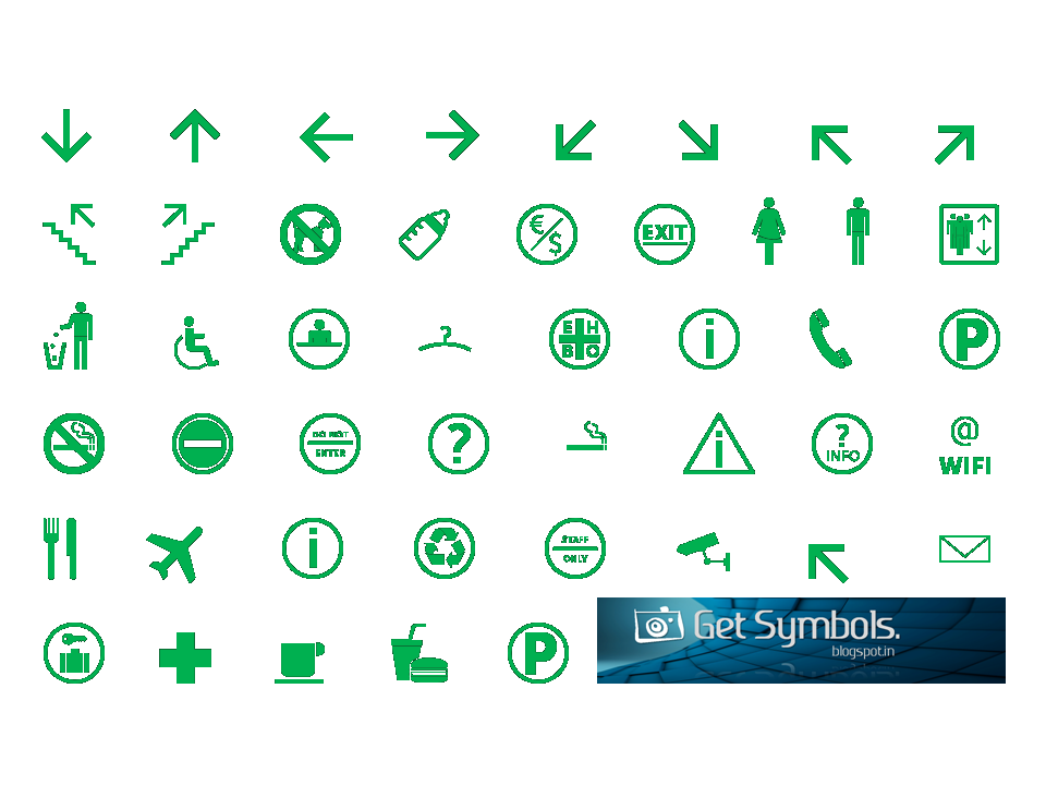 Get Symbols: Symbol Signs