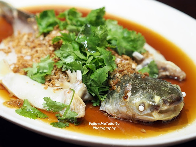  Steamed River Patin With Preserved Vegetables & Onion RM 200 Per kg 