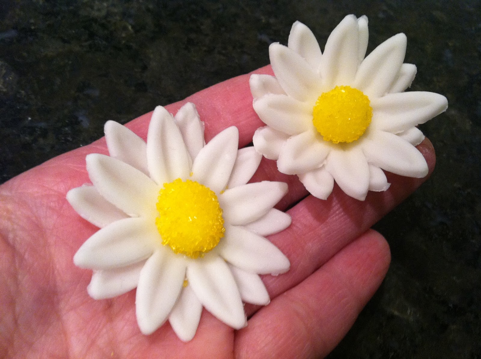 The Iced Queen Fondant Daisies