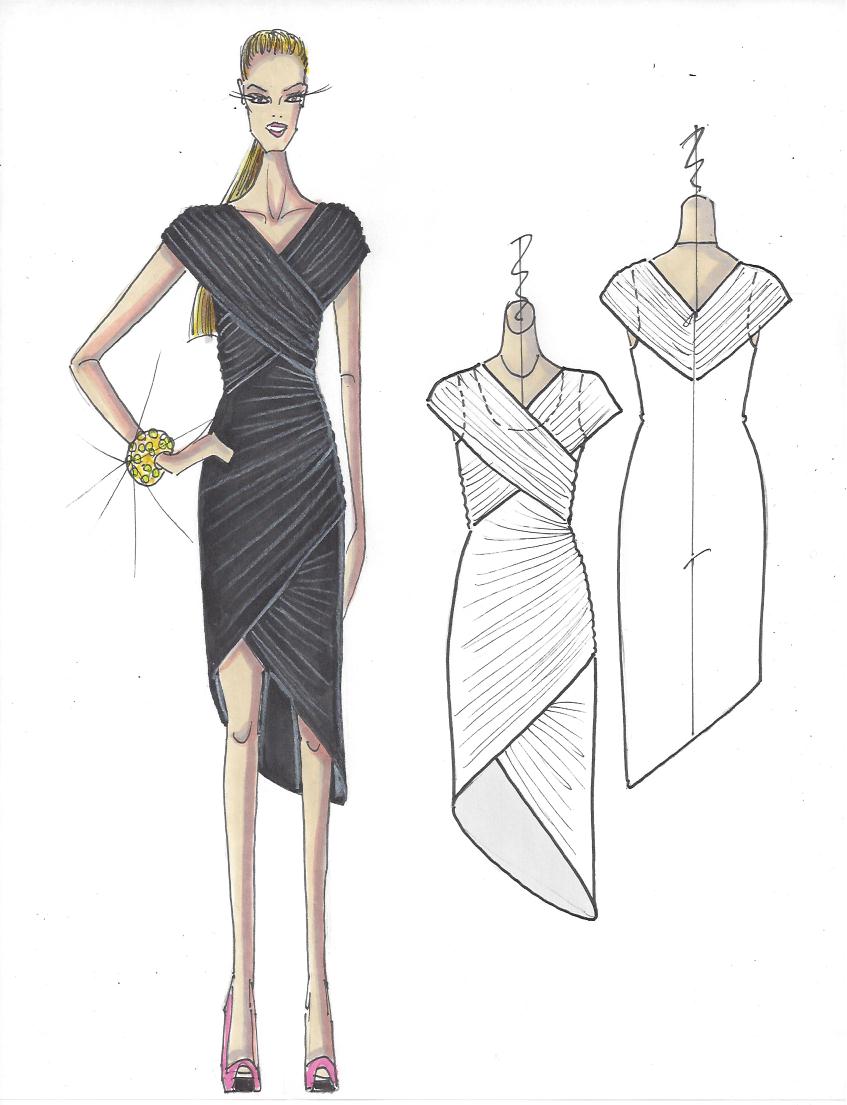New Dress Sketch New Dress Sketch