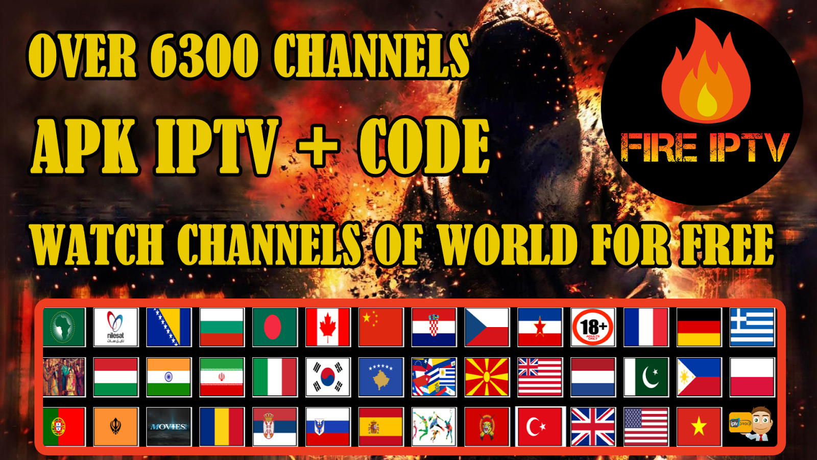FIRE IPTV : PREMIUM APK TO WATCH OVER 6300 CHANNELS CODE ACTIVATION FIRE IPTV : PREMIUM APK TO WATCH OVER 6300 CHANNELS CODE ACTIVATION