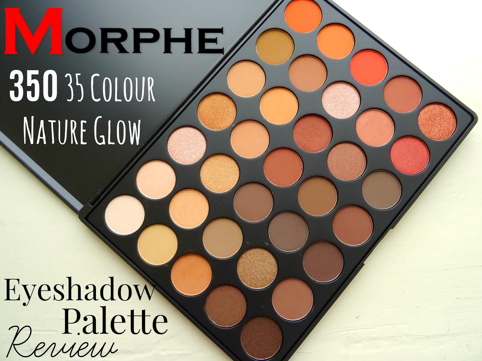 Morphe 35O 35 Colour Nature Glow Eyeshadow Palette Review