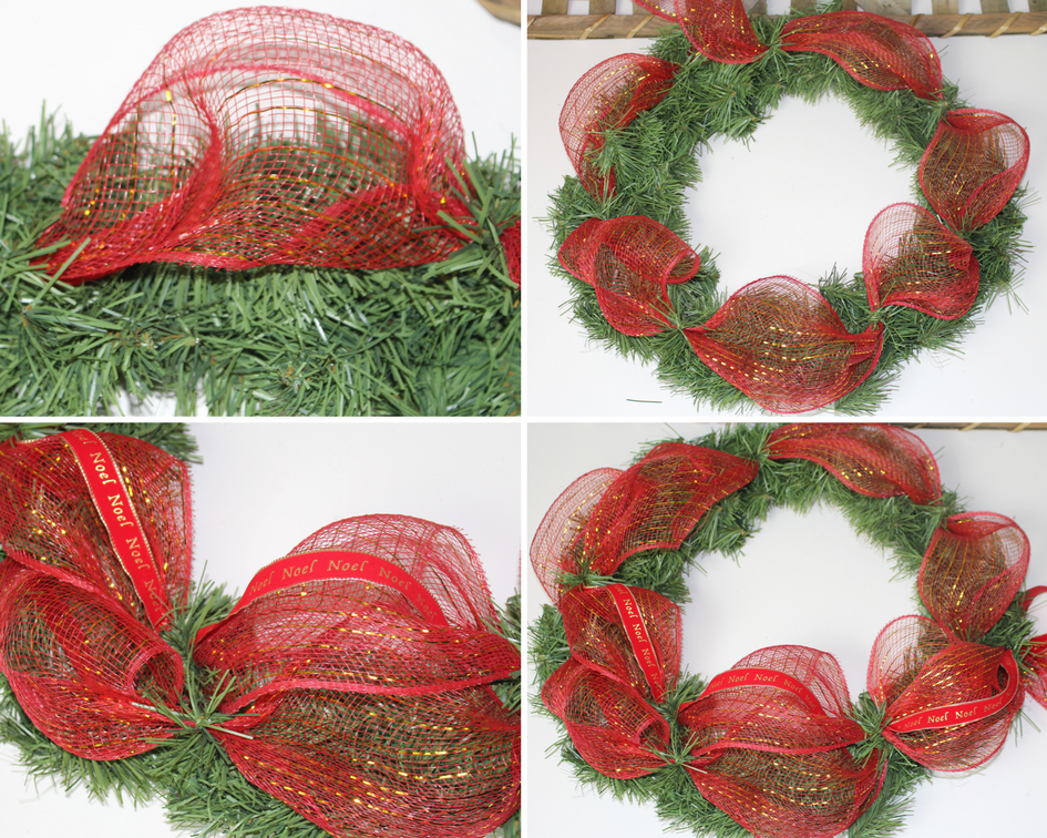 DIY180 Easy Christmas Wreath Dollar Store