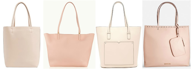 One of these totes is from Gigi New York for $350 and the other three are under $60. Can you guess which one is the more expensive tote? Click the links below to see if you are correct!
