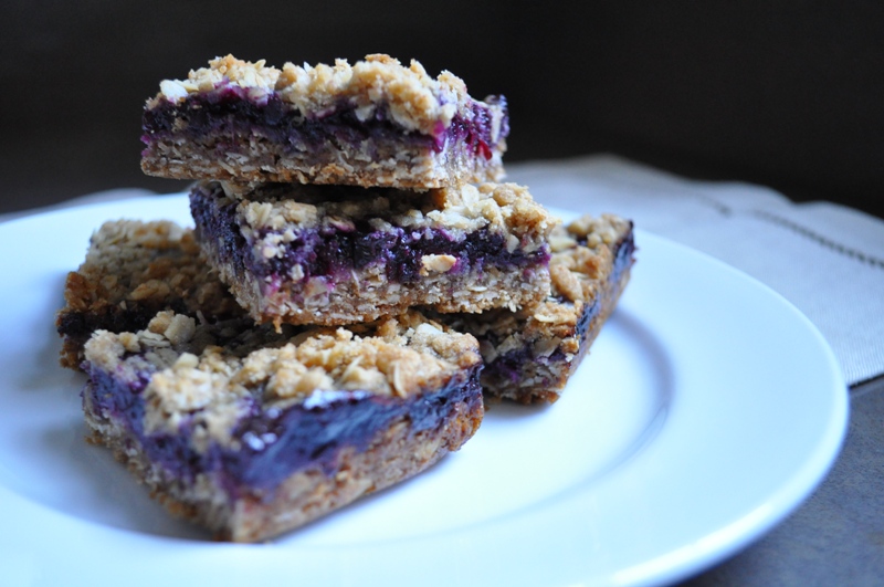 The Ginger Snap Girl Blueberry Oat Bars