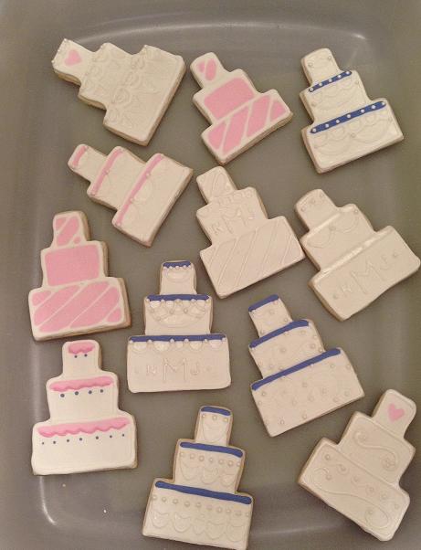 Bridal Shower Cookies- www.thecreativeconfectionista.com