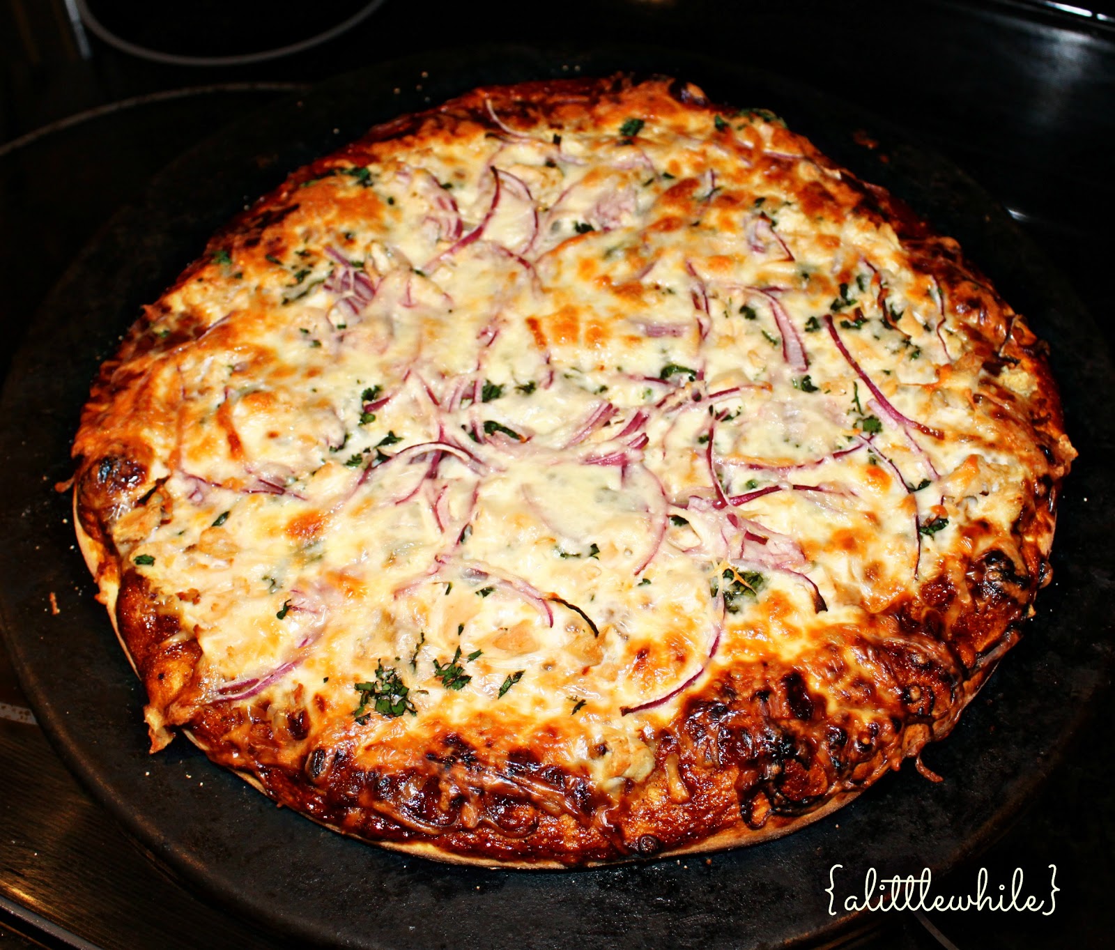 A Little While Rotisserie Chicken Series BBQ Chicken Pizza
