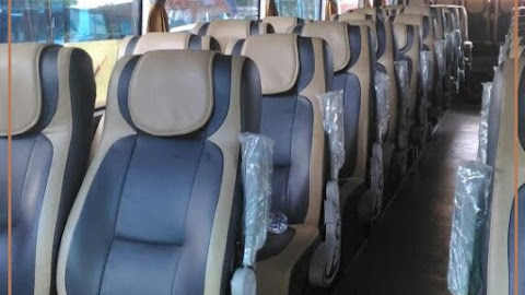 Denah Tempat Duduk Bus Pariwisata Seat 2-2 dan 2-3