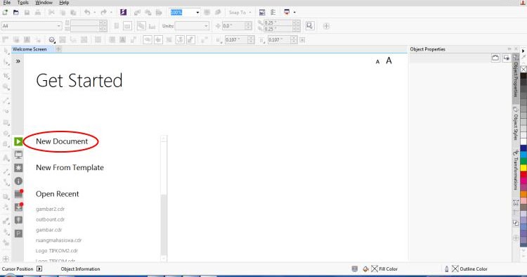 Mengenal Corel Draw X7 dan Cara Menjalankannya