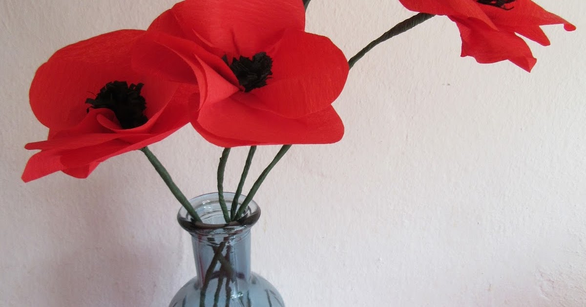 DIY: Mohnblumen aus Papier | ars vera(e) - DIY-Blog für kreative
