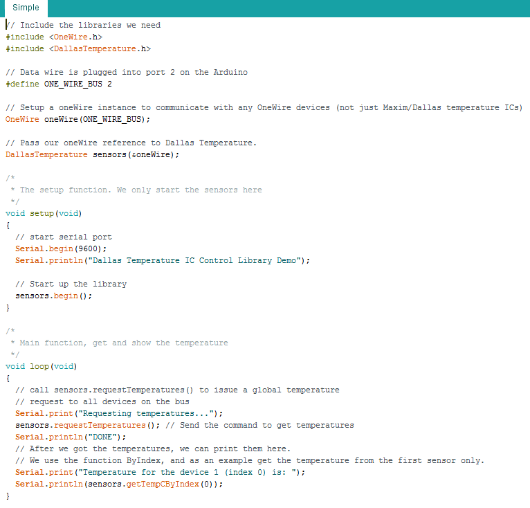 Arduino, ESP8266, Raspberry Pi, & Co.: Dallas 18B20 temperature sensor