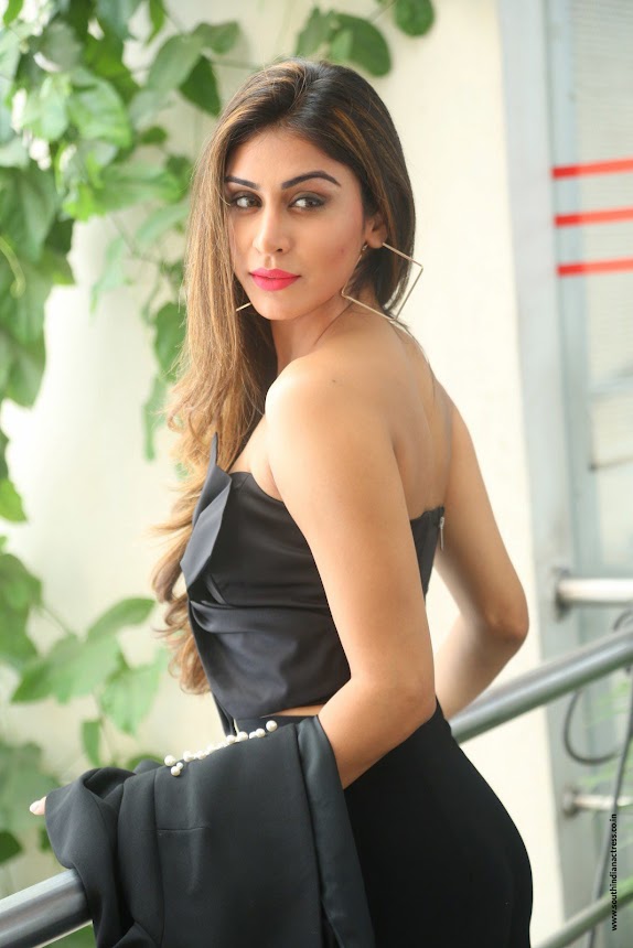 Myra Sareen at Officer movie Press Meet