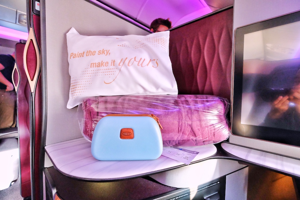 Flight Review Qatar Airways 777300ER Qsuite Business Class from Doha