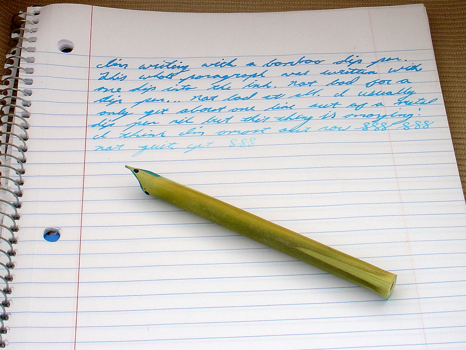 Tyler Dahl It's finally here! The long awaited bamboo dip pen tutorial!