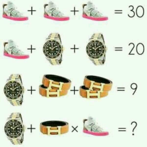 Simple Math Equation Picture Brain Teaser with AnswerShake The Brain