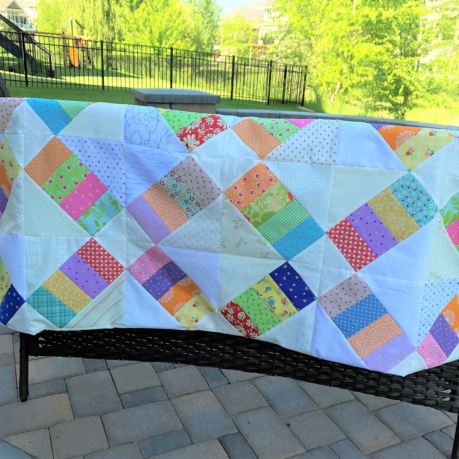 Spun Sugar Quilts Jelly Roll Railway Quilt along....