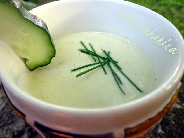 Hladna juha od avokada i krastavaca ☆ Chilled avocado and cucumber soup Chilled avocado and cucumber soup by Laka kuharica: smooth, chilled soup is ideal for hot summer days.