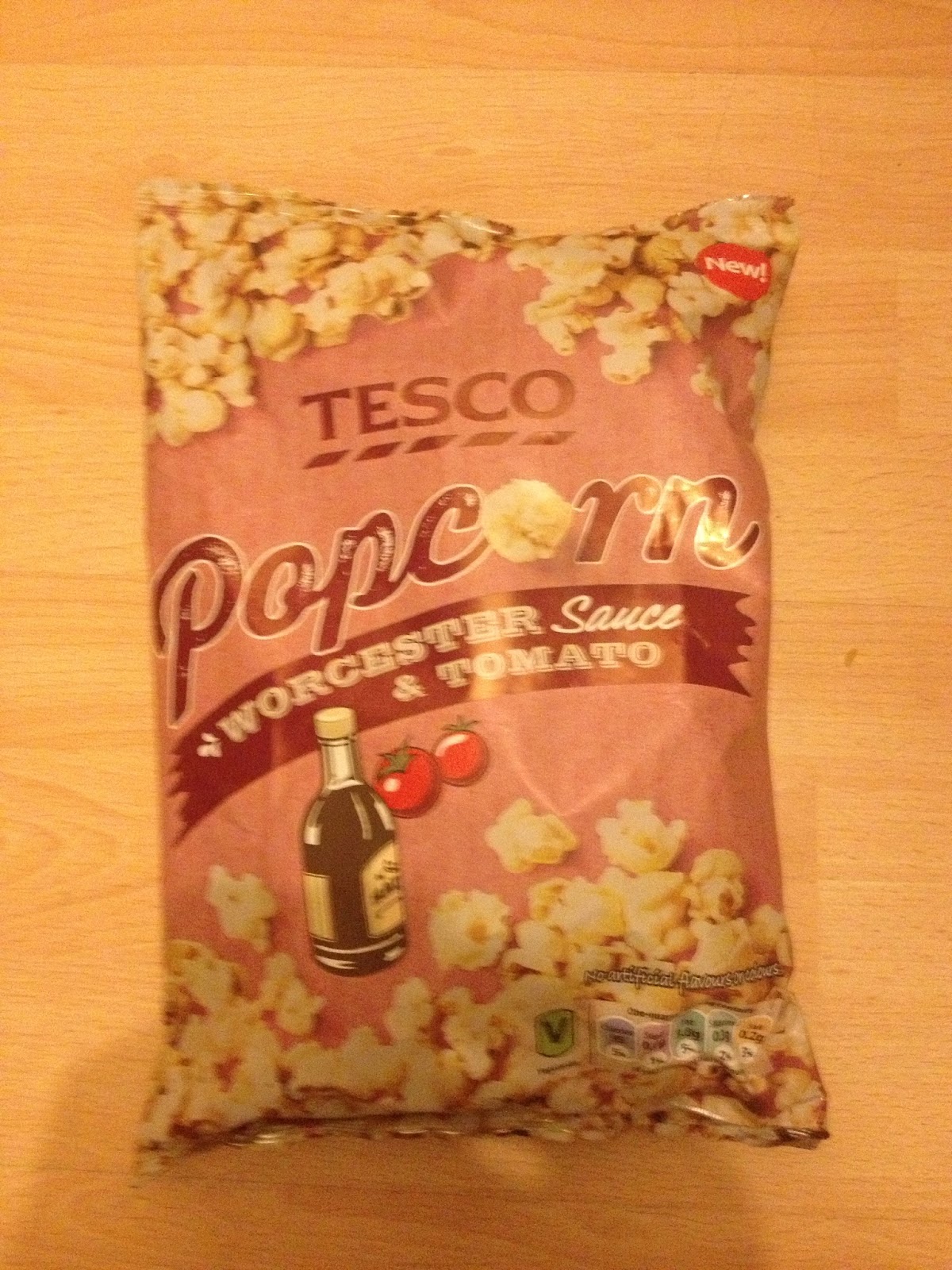 A Review A Day Today's Review Tesco Worcester Sauce & Tomato Popcorn