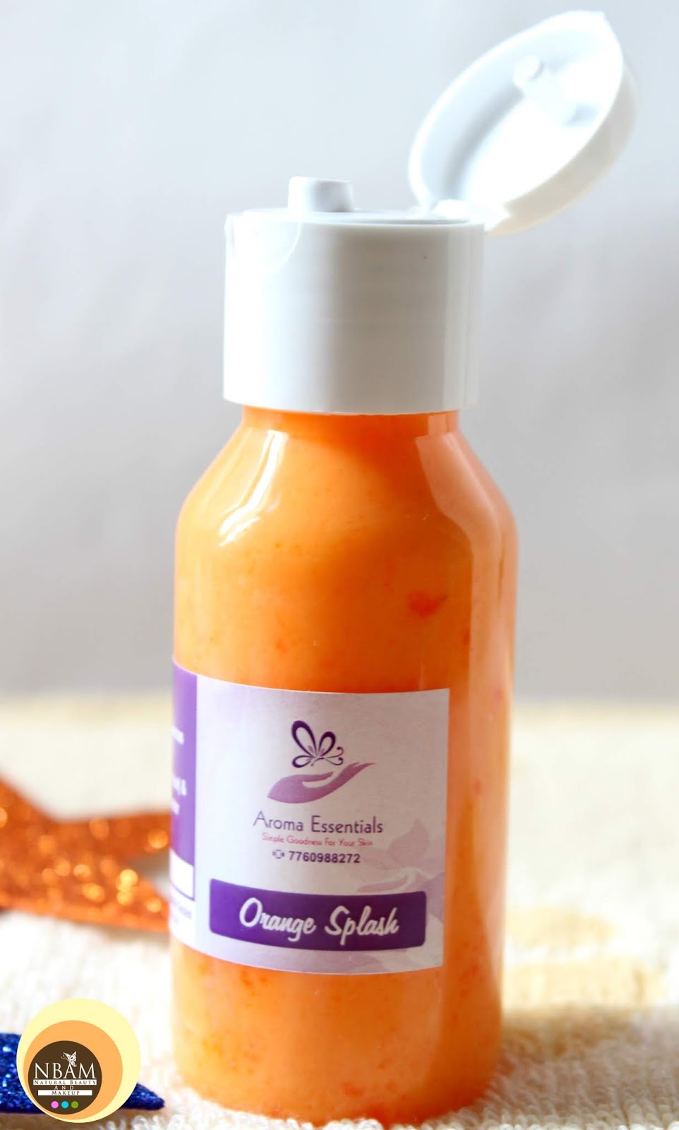 Natural Beauty And Makeup REVIEW AROMA ESSENTIALS ORANGE SPLASH AND