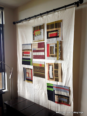 The Quilting Edge: Floppy Design Wall.beside an open window
