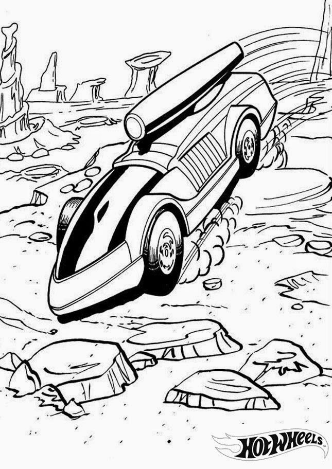 Hot Wheels Coloring Pages 13