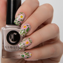 dior cirque colors machina manus nail tutorial couture floral manicurator step